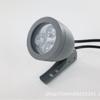 Foco LED corrugado para exteriores, lámpara de suelo a prueba de lluvia, reflector redondo, iluminación de edificios, foco pequeño para árboles.