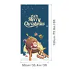Amazon Transfronterizo Cubierta de Puerta Navideña Merrychristmas Elementos de Grinch Bandera Colgante Cortina de Puerta