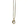 Collar Colgante Especial de Perla Natural de Agua Dulce Francesa, Gama Alta, Lujo Ligero, Diseño Exquisito de Nicho, Cadena de Clavícula Moderna