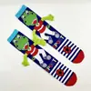 Explosiones Rojas de Internet Transfronterizas Joyería Infantil Calcetines Tendencia de Personalidad Pato de Dibujos Animados Moño Niña Calcetines de Princesa Venta al por Mayor