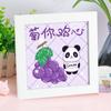 Crianças feitas à mão diy Diamond pintura Coelho ano nova decoração inspiradora adesivos de diamante pintura decorativa presente de aniversário