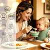Fofo leãozinho de silicone de grau alimentício, projetado para alimentação de bebês e crianças pequenas, comida de bebê, com base de sucção para evitar tombamento e fácil de limpar