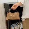 Moda 2026 Nuevo Verano para Mujer Bolso de Hombro/Axila Tejido con Gran Capacidad, Elegante y Versátil, Bolso Cruzado tipo Almohada para Commuter