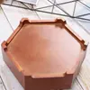 Caja de Madera Compartimentada para Dulces y Frutas Secas con Tapa, Caja de Madera para Semillas de Melón y Cacahuetes, Caja de Frutas Creativa Estilo Chino Nuevo