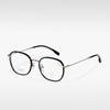 T22052 libro rojo pequeño Mismo estilo gafas semi-titanio moda montura moderna casual ligera con gafas para miopía montura óptica
