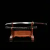 Conjunto de Espadas Katana Samurai Iaido Feito à Mão Longquan, Conjunto de Três Peças, Artesanato, Espadas Japonesas, Katana de Comércio Exterior, Não Afiada