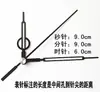 Manecillas pequeñas del reloj, reloj de punto de cruz, reloj de cuarzo, reloj electrónico, manecillas de metal, accesorios de manualidades para estudiantes, segundero negro