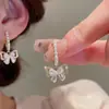Pendientes de botón de perlas con forma de corazón de amor de estilo coreano, pendientes de botón de temperamento de moda retro, pendientes de perlas de moda 2024