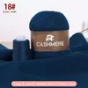 Fio de Lã Longo, Fio de Veludo Tipo Visom, Fio de Caxemira Imitação de Visom, Fio de Espessura Média para Tricô à Mão de Casacos, Cachecóis e Chapéus, Exportação