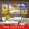 Pintura de diamante 5d de Fu Lu Shenghui, ambiente de sala de estar, ciervo de la fortuna, paisaje, lugar escénico, pintura de ladrillo con punto de cruz.