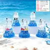 Llavero Colgante Creativo Estilo Nuevo para Mochila Escolar Llavero de Estudiante con Decoración de Botella de Deriva Rellena de Aceite Colgante Pequeño Venta al por Mayor de Fábrica