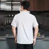 Ropa de Trabajo Elástica de Manga Corta para Chef para Verano, Adecuada para Restaurantes Occidentales, Cocinas de Hotel y Pastelerías, Diseñada para Cocineras