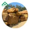 Piedra de Cera Amarilla al por Mayor para Estanques de Peces, Piedra de Cera Amarilla Natural para Rocallas, Piedras para Césped de Parques, Decoraciones de Taludes y Adornos de Arroyos