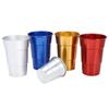 Vaso de Aluminio Oxidado para Cerveza Vaso Reutilizable para Coca-Cola LOGO Imprimible Metal de Grado Alimenticio Vaso de Aluminio Oxidado para Bebida Fría