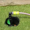 Válvula de toma de agua de 6 puntos de 1 pulgada, verde para jardín, toma de agua para césped, tubería de agua, junta de tierra, tapón de tierra, caja de válvula de varilla, riego