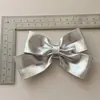 Nuevo Lazo de Cinta de Satén Plateado Accesorios para Ropa, Zapatos y Calcetines Accesorios de Manualidades Materiales Hechos a Mano Accesorios a Juego para Zuecos