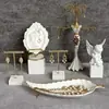 Adereços de exibição de joias Pequenos enfeites Prateleira Brincos de gesso Brincos Display Rack Loja Brincos Rack de armazenamento