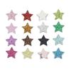 Accesorios de materiales DIY hechos a mano transfronterizos accesorios estrella de 2 cm estrella de cinco puntas polvo dorado tela accesorios para el cabello para niños enchufe