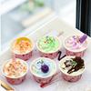 Cupcake forminha de papel pequena sorvete GELO-Fi adesivos de geladeira decoração criativa para casa adereços de exibição educação infantil brincar