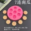 Molde de Silicone DIY Abóbora Cenoura Uva Cereja Abacaxi Molde Decorativo para Bolo Fondant Chocolate Resina Epóxi