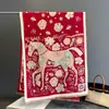 Gorro de cuello doble para mujer de otoño e invierno, temperamento retro, cachemir sintético cálido, bufanda de caballo, chal largo engrosado para habitación con aire acondicionado