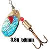 Señuelo Depredador Tiburón Spinnerbait Metálico Cuchilla de Hierro Señuelo Falso Compuesto Venta al por Mayor Equipo de Pesca Accesorios para Señuelos/Spinnerbait de Spinning