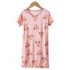 Camisola Infantil e para Meninas Roupas de Casa para Bebê Pijama Camisola Roupas de Casa para Mãe e Filhas Roupas para Ar Condicionado Modal Verão