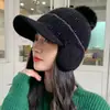 Gorro de Invierno para Mujer Bufanda de Punto Gorro Pullover Forro Polar Engrosado Cálido Resistente al Viento Gorro de Punto con Protección para Orejas Gorro de Lana para Ciclismo