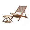 Silla mecedora plegable simple y moderna, perfecta para la relajación en el balcón, las siestas de la tarde y el uso en exteriores en jardines o hogares.. Cómodo y fácil de usar