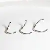 Piercing Transfronterizo Varilla en S Espiral Interna Accesorios para Uñas de Labios 1.0 Posición del Diente Acero Inoxidable Anillo para Cartílago de Oreja en Forma de S Nuevos Accesorios para Piercings