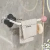 Gancho Estante para Toalla de Baño Lavabo Montado en Pared Toalla Liga para el Cabello Diadema Barra Colgante Multifuncional