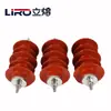 Pararrayos de Óxido de Zinc 10KV HY5WZ-17/45 Exterior Línea de Protección contra Rayos de Alto Voltaje Tipo Estación de Energía Juego de Tres