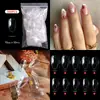 500 Peças em Sacos de Peças Brancas para Unhas de Manicure, Várias Unhas Macias, Unhas Transparentes Sem Marcas, Unhas Especiais para Usar Unhas