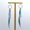 Exportación de Fábrica Estilo Étnico Retro Pendientes de Plumas Pendientes Bohemios Simples Venta al por Mayor Como de Hada Hechos a Mano