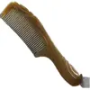 Pente de tendão de boi não machuca o cabelo cola cozida pente de madeira tendão de boi espessado cabelo longo dentes largos antiestático especial para mulheres durável