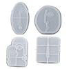 Molde de silicona para velas de aromaterapia con cara abstracta irregular de Yu Meiren, jabón hecho a mano, adorno de yeso, molino de pegamento con gotas