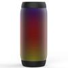 Bq615Pro Alto-falante Bluetooth Luminoso Sem Fio Subwoofer Cilíndrico para Exterior Ciclismo Cartão Alto-falante Colorido Rgb
