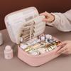 Nuevo Transfronterizo Partición Libre Gran Capacidad Bolsa de Cosméticos Portátil de Alta Gama Bolsa de Almacenamiento para Brochas de Cosméticos de Viaje Bolsa de Aseo