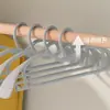 Cabide de pescoço curto, cabide economizador de espaço para uso doméstico, antiderrapante, cabide sem marca, multifuncional, de ombro largo, adequado para roupas molhadas e secas
