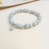 Nova Cor da Chuva Pedra Círculo Duplo Ferradura Caracol Marca Fu Pulseira Feminina Versátil de Alta Qualidade Pedra Shoushan Original Nova Pulseira Chinesa