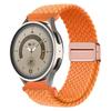 Fivela Magnética de Laço Pulseira de Relógio Trançada de Círculo Duplo Adequada para Relógios Samsung Huawei 20 22mm Pulseira de Pulso Magnética de Nylon