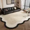 Tapete Estilo Vintage para Sala de Estar, Novo Modelo 2026, Sensação de Luxo, Lavável e Limpável com Pano, Sofá Retro de Luxo Leve, Tapete de Chão para Casa de Quarto