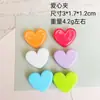 Clipes Plásticos em Formato de Coração nas Cores Macaron, Clipes Pequenos para Fotos, Clipes Quadrados para Armazenamento e Encadernação, Clipes em Formato de Estrela de Cinco Pontas para Armazenamento Criativo