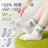 Calcetines para Niños, Estilo de Malla Fina de Verano, Versión Coreana, Lindos Calcetines de Perro de Moda, Versátiles Calcetines de Algodón Puro de Caña Media para Verano, Unisex