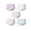 Balabala Ropa Interior de Algodón Tipo a Calzoncillos tipo boxer para Niñas para Bebés y Niños Mayores, Calzones de Cuatro Esquinas, Paquete de Cinco, Estilo Delgado de Verano