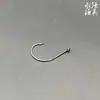 8003 Gancho de pesca invertido Luya acero alto en carbono gancho de pesca invertido para gusano suave gancho de tira delgada para locha fabricante gancho de pesca invertido para gusano suave