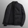 Marca de Tendencia Retro Americana Chaqueta Ligera de Plumón y Algodón para Hombre Invierno Gama Alta Casual Chaqueta con Cuello de Béisbol para Hombre Ropa de Abrigo