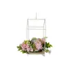 Nuevo Candelabro Escandinavo para el Día de San Valentín de Temu Adornos de Decoración de Boda de Hierro Taza de Vela de Flor Simulada Se Puede Enviar Transfronterizo