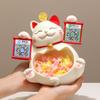 Traga Riqueza e Tesouro Ornamento de Gato Presente de Abertura Decoração Saco da Sorte Criativo de Alta Qualidade Fofo Presente para Caixa Novo Souvenir