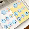 Adesivos de Expressão Xiao Yi DouXiao Yi mini adesivos decorativos fofos DIY